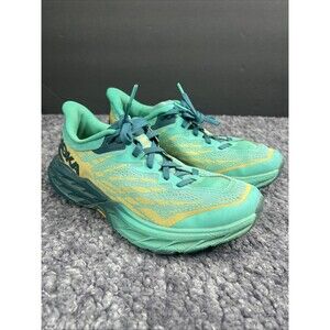 Hoka One One Women’s Sz 7B Speedgoat 5 Sneakers Teal GUC